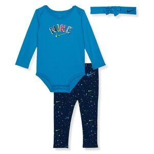 Nike Baby Girls Swoosh Party Three Piece Set Infant 12M